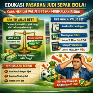 Edukasi Pasaran Judi Sepak Bola: Cara Menilai Value Bet Dan Minimalkan Risiko