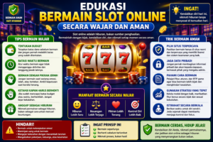 Edukasi Bermain Slot Online Secara Wajar dan Aman